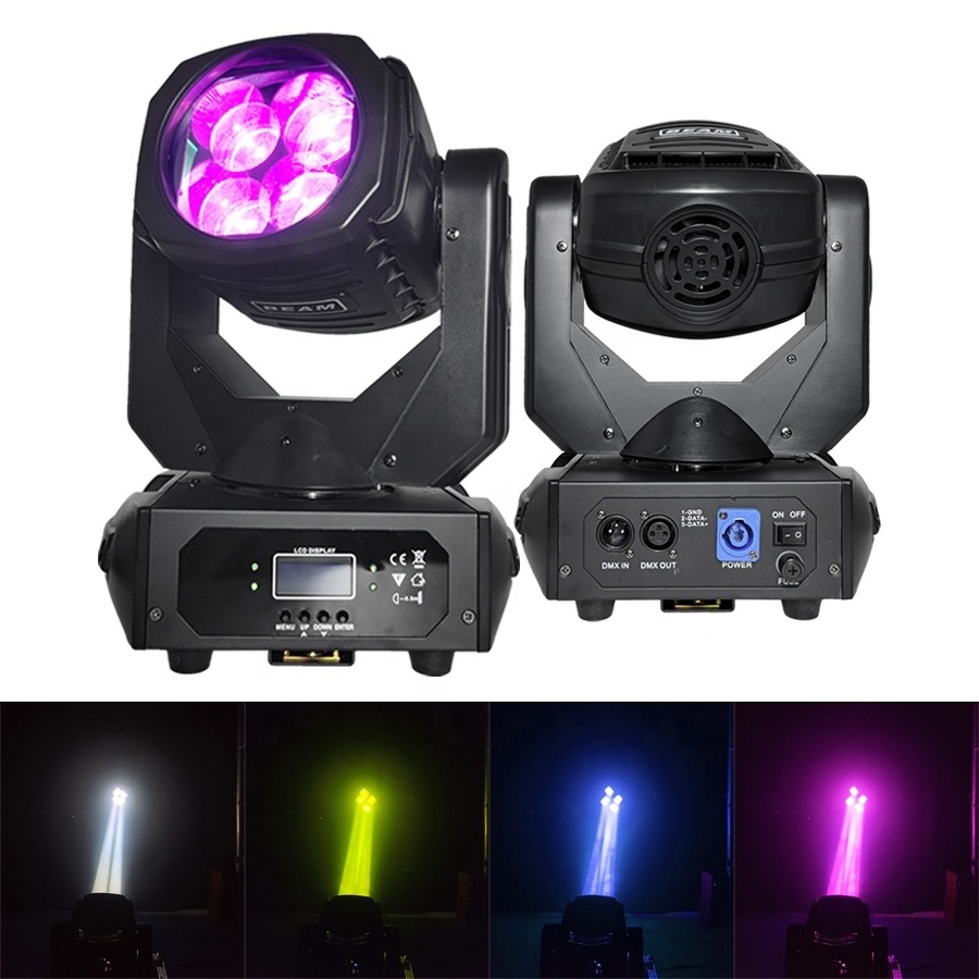 Led Super Beam Moving Head Lighting 4X25W Dmx Stage Light Professional Dj Wedding Disco Party Nightclub Entertainment Equipment