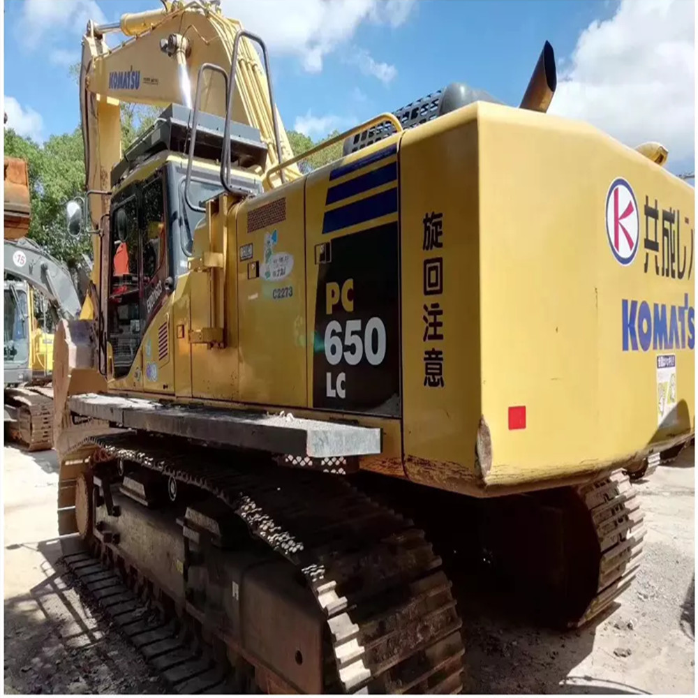 65 ton Strong Power Construction Large Used Crawler Excavator PC650-8 for KOMATSU