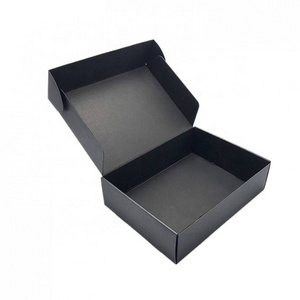 Custom luxury black corrugated shoe paper shipping box packaging empty shoe boxes with logo packaging