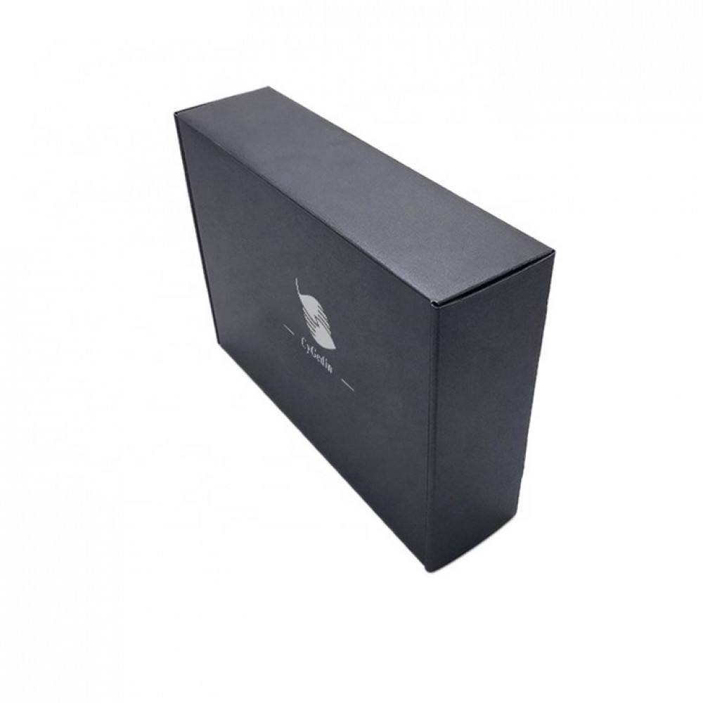 Custom luxury black corrugated shoe paper shipping box packaging empty shoe boxes with logo packaging