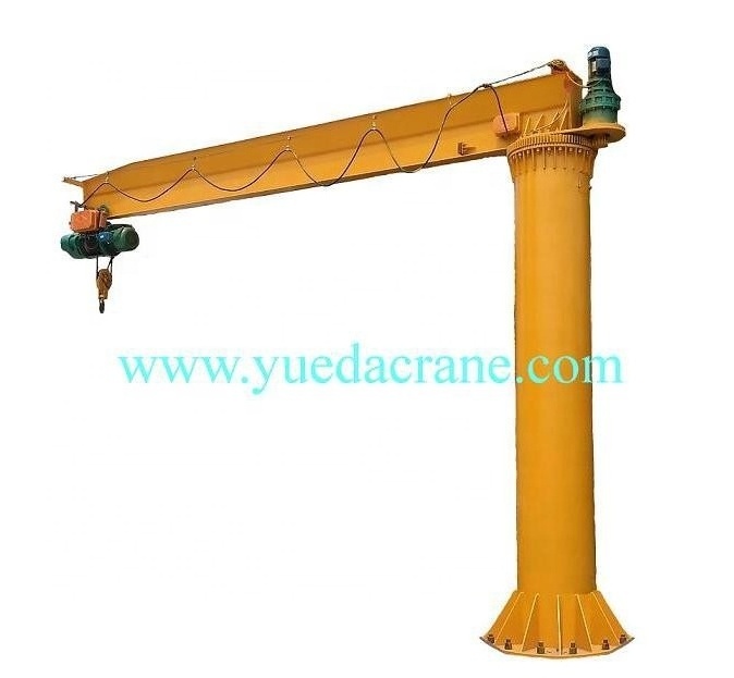 electric swing arm 360 degree rotation 1 ton jib crane electric hoist