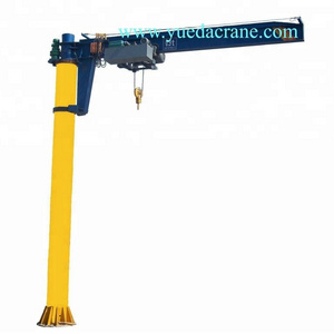 electric swing arm 360 degree rotation 1 ton jib crane electric hoist