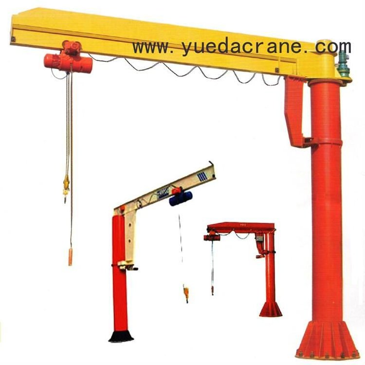 electric swing arm 360 degree rotation 1 ton jib crane electric hoist