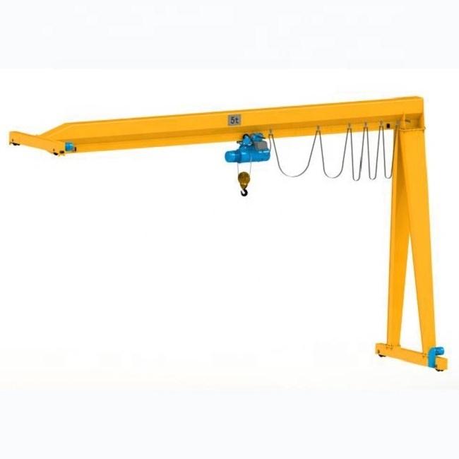 2 ton-10 ton Single Girder Semi Gantry Crane