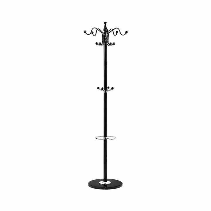 Modern clothes hanger rack hat and coat stand metal design luxury coat hanger standing coat rack