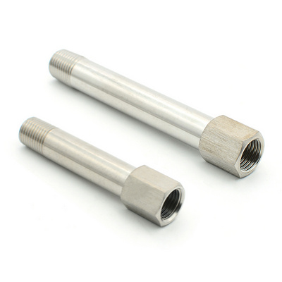 Hot Selling Male Adapter Connector Fittings Hex Bushing Threaded Pipe Fitting Hose Connection Stainless Steel Nipple