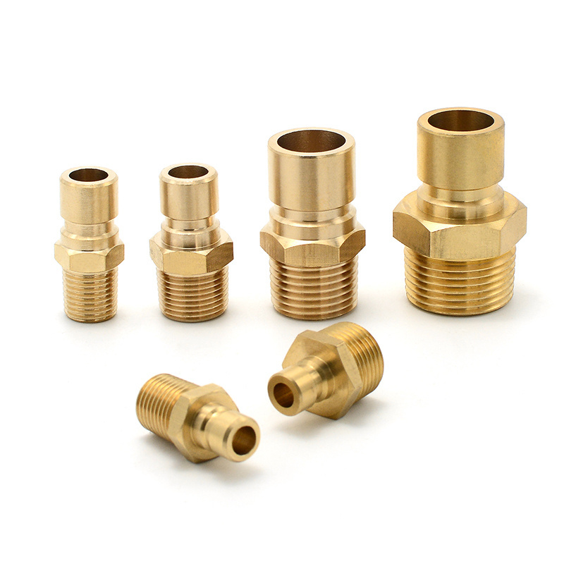 Union Connector Brass Extension Nipple Fittings Adapter  3/8