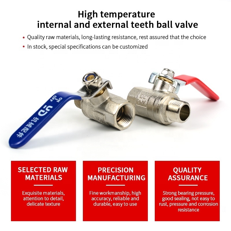 High-temperature Insulated handle Internal And External Teeth Thicken Handle Air Compressor Pneumatic Water Level Control Valve