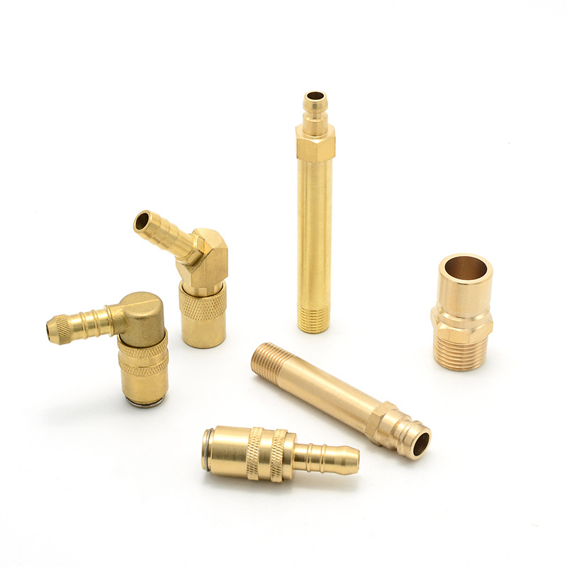 Competitive Price Quick Coupler For Cooling System 1/4 Quick Connector Adapter Brass 3/8