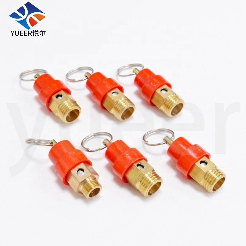 3/5/6/8/10/12kg 1/4in Gas Brass Safety Valve Price Spring Mini Air Compressor Pressure Relief Valve Reducing Valve