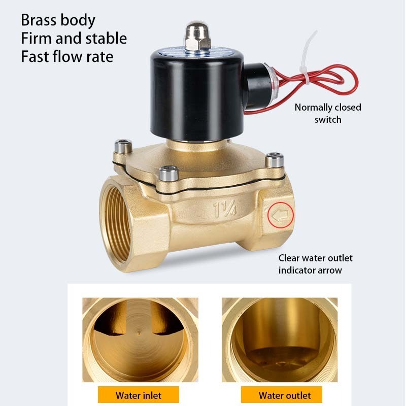 wifi 220 volt brass underwater 2 inch 1/2 inch drinking normally closed water solenoid valves 1 inchi