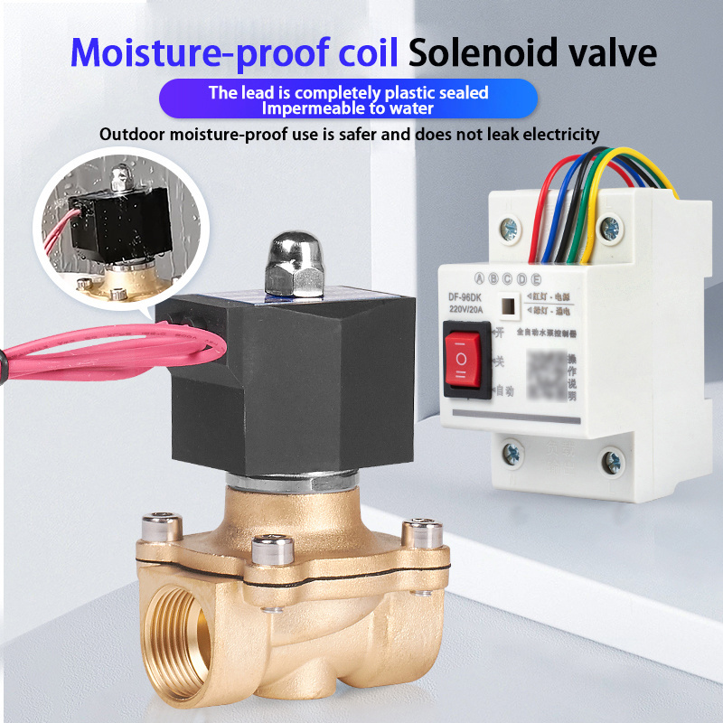 hydraulic automatic water level control solenoid valve  electric float for water tank  tower tank float