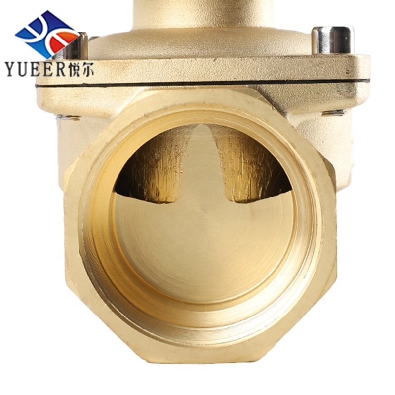 220v ac 24v dc 2/2 Way 1/2 inch brass explosion proof electric gas detector fluid solenoid valve