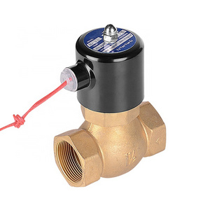 Factory custom NPT threaded connection high pressure normally closed high temperature brass steam solenoid valve for steam/water