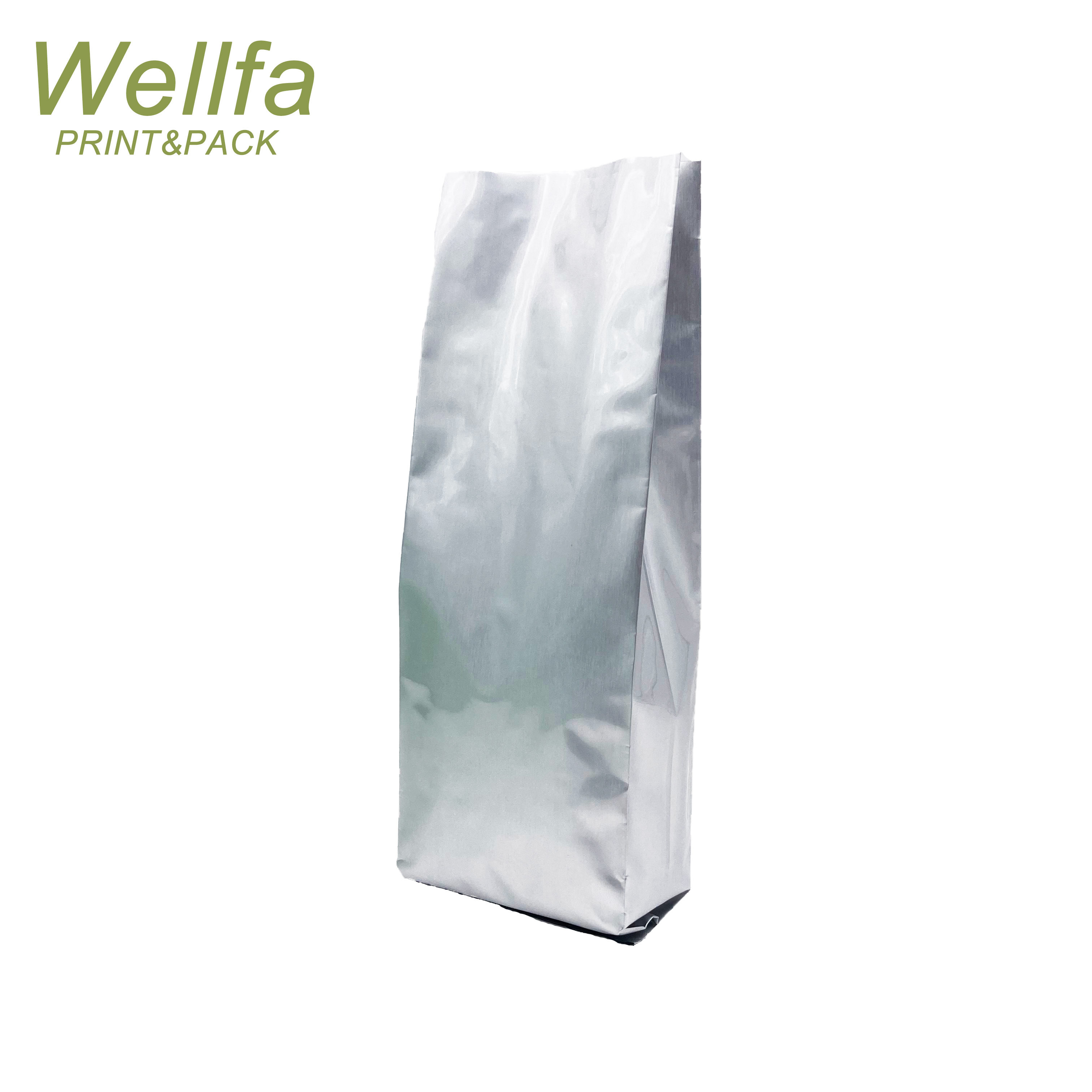 Custom Printing Side Gusset Foil Lined Coffee Package Bag With One Way Valve