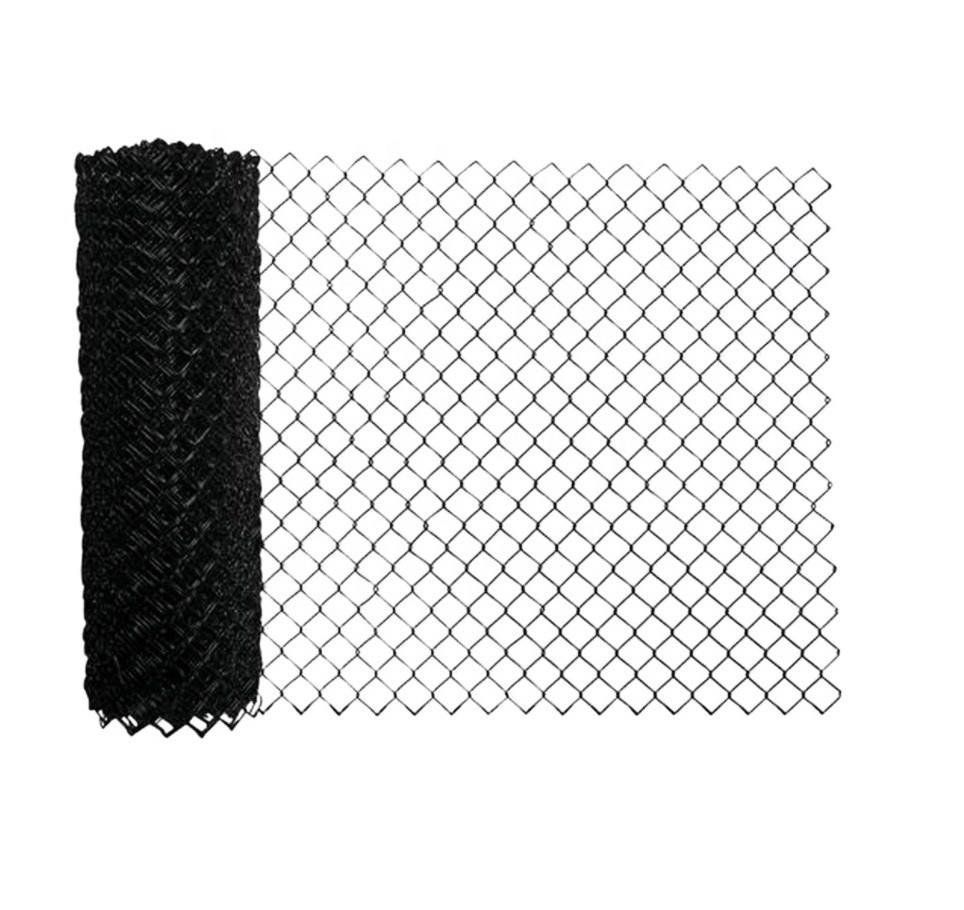 Wholesale used black hot dip galvanized screen 6ft 8ft 10ft chain link fencing for sale