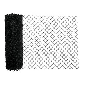 Wholesale used black hot dip galvanized screen 6ft 8ft 10ft chain link fencing for sale