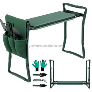 Foldable Garden Kneeler With Tool Bag foam kneeler tool