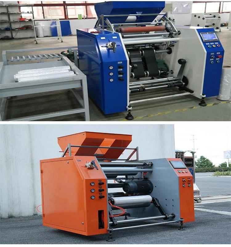 full automatic stretch film rewinding machine