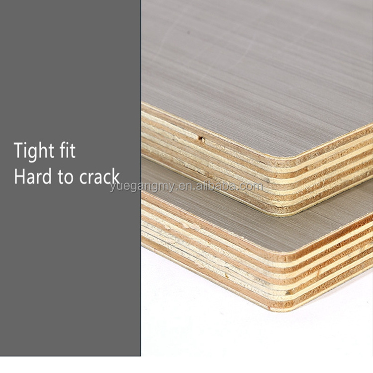 Wholesale Surface Finished Melamine Laminated Plywood Board 3mm-21mm Cabinet Furniture Plywood