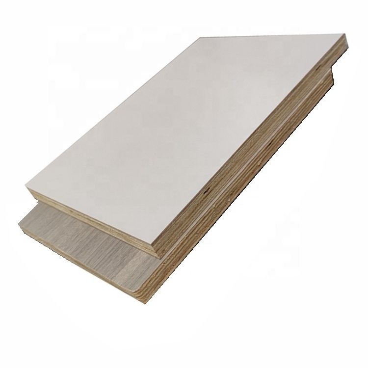 Factory price double surfaces finish 3*6 4*8 ft plywood waterproof 18mm 16mm melamine board