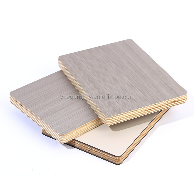 Wholesale Surface Finished Melamine Laminated Plywood Board 3mm-21mm Cabinet Furniture Plywood