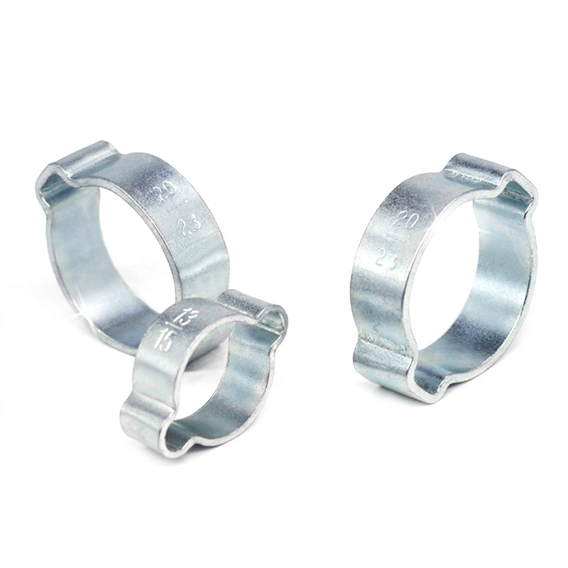 Leading Manufacturing Professional Producing Stainless Steel Double Ear Clamps Two Ear Clip