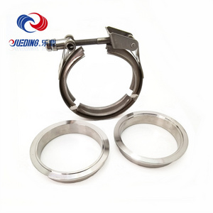 2.5" 3"quick Release V Band Exhaust Pipe Clamp With Male And Female Flange T Bolt Clamp Stainless Steel Band & Bolt