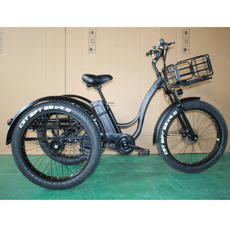 wholesaler MINGMAX adults 750w/500W 3 wheel car cargo electric chinese electric tricycle fat tire electric tricycle