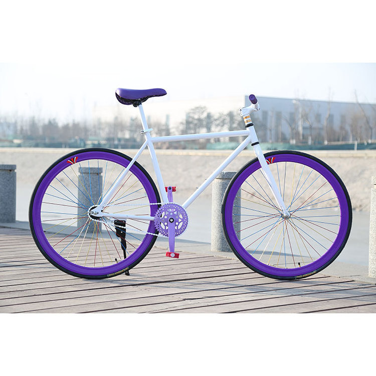 Black High Speed Ultralight Aluminum Alloy Fixed Gear Bike vintage fixie bicicleta retro fixed gear bike Bicycle Fixed Bike