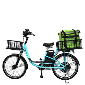 Electric bicycle 2021 Fast Food Pizza delivery /e Electric cargo bicycle sales electric delivery bike /cargo electric bike adult