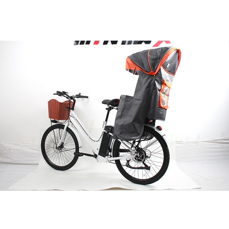 Electric bicycle parent-child electric bike folding small battery car female mini mother and son three-person scooter