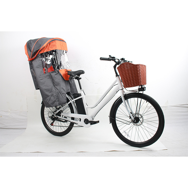 Electric bicycle parent-child electric bike folding small battery car female mini mother and son three-person scooter