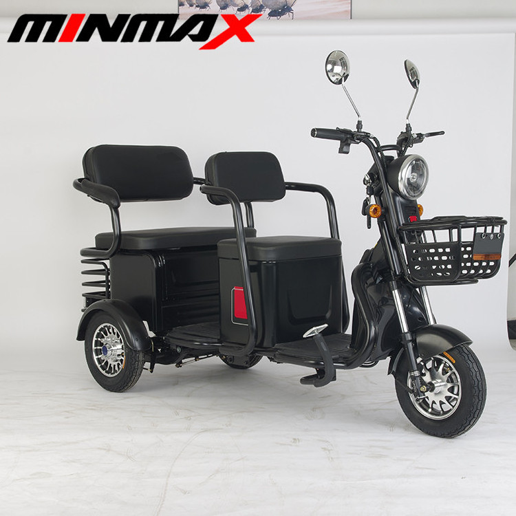 3 wheel Electric Tricycles trike scooter 2000W 12AH/2 Motorcycle Hot selling mini e tricycle/three wheels dumper/small electric