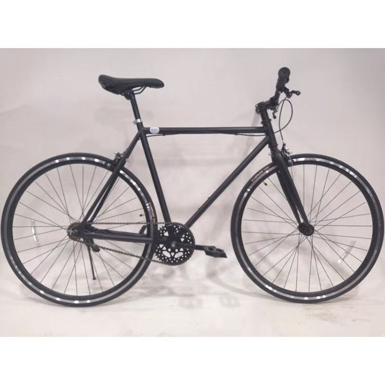 MINMAX Hot sale single speed vintage fixed gear bike lightweight carbon steel frame 700C  cheap adult fixed gear street bicycle