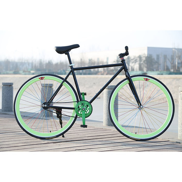 Black High Speed Ultralight Aluminum Alloy Fixed Gear Bike vintage fixie bicicleta retro fixed gear bike Bicycle Fixed Bike