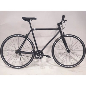 Black High Speed Ultralight Aluminum Alloy Fixed Gear Bike vintage fixie bicicleta retro fixed gear bike Bicycle Fixed Bike