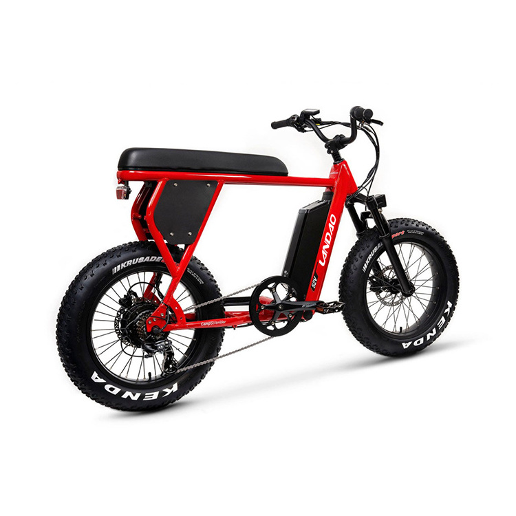 Double beam  City bike electric bike for adult, Low step thru scrambler Fat tire city ebike 26*4.0 fat tyre beach cruiser e bike