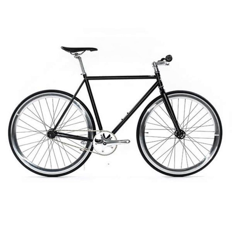 Fixed Gear Single-Speed Urban Bike 700C Cycle for teenagers Wholesale Custom steel Black 700c bicicleta retro Fixed Gear Bike