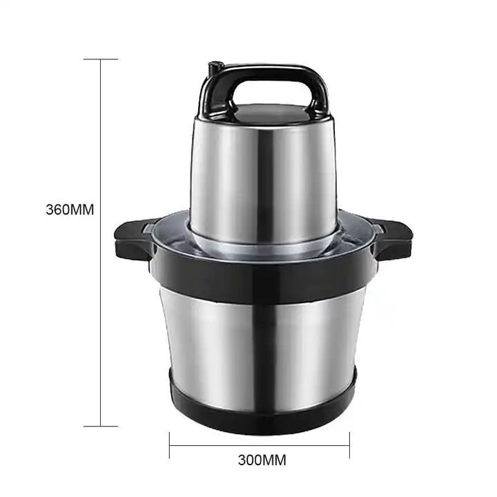 Hot Selling Home Kitchen Food Grinders Stainless Steel Small  Meat Chopper Automatic 6L Electric Meat Grinder For Sale