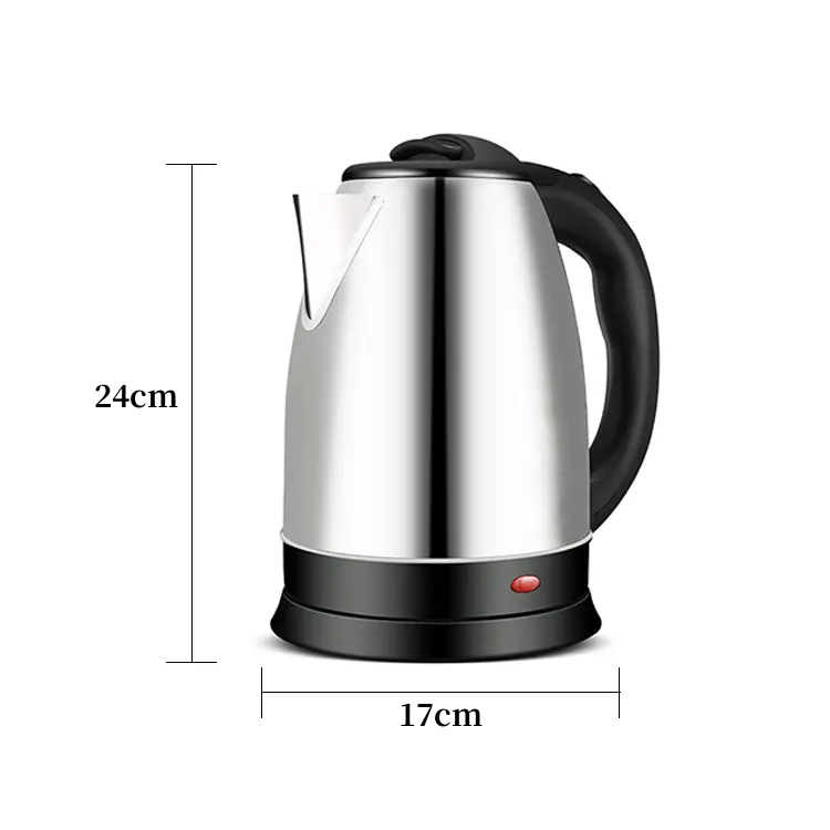 Home Appliances Portable Electric Kettle Stainless Steel Water Tea Kettle 2L Capacity Fast Boil Electric Kettle