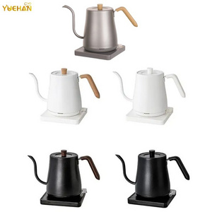 Hot Selling Stainless steel Rapid Heating Hand washed kettle electric intelligent thermostatic coffee Gooseneck electric kettle