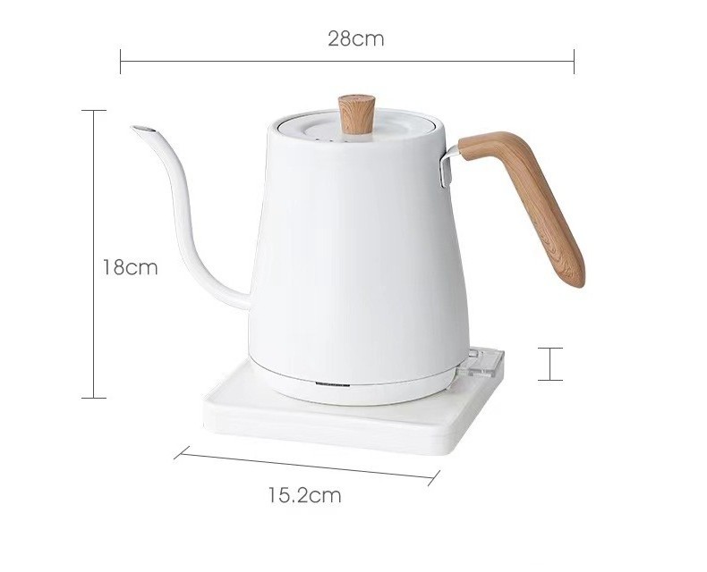 Hot Selling Stainless steel Rapid Heating Hand washed kettle electric intelligent thermostatic coffee Gooseneck electric kettle