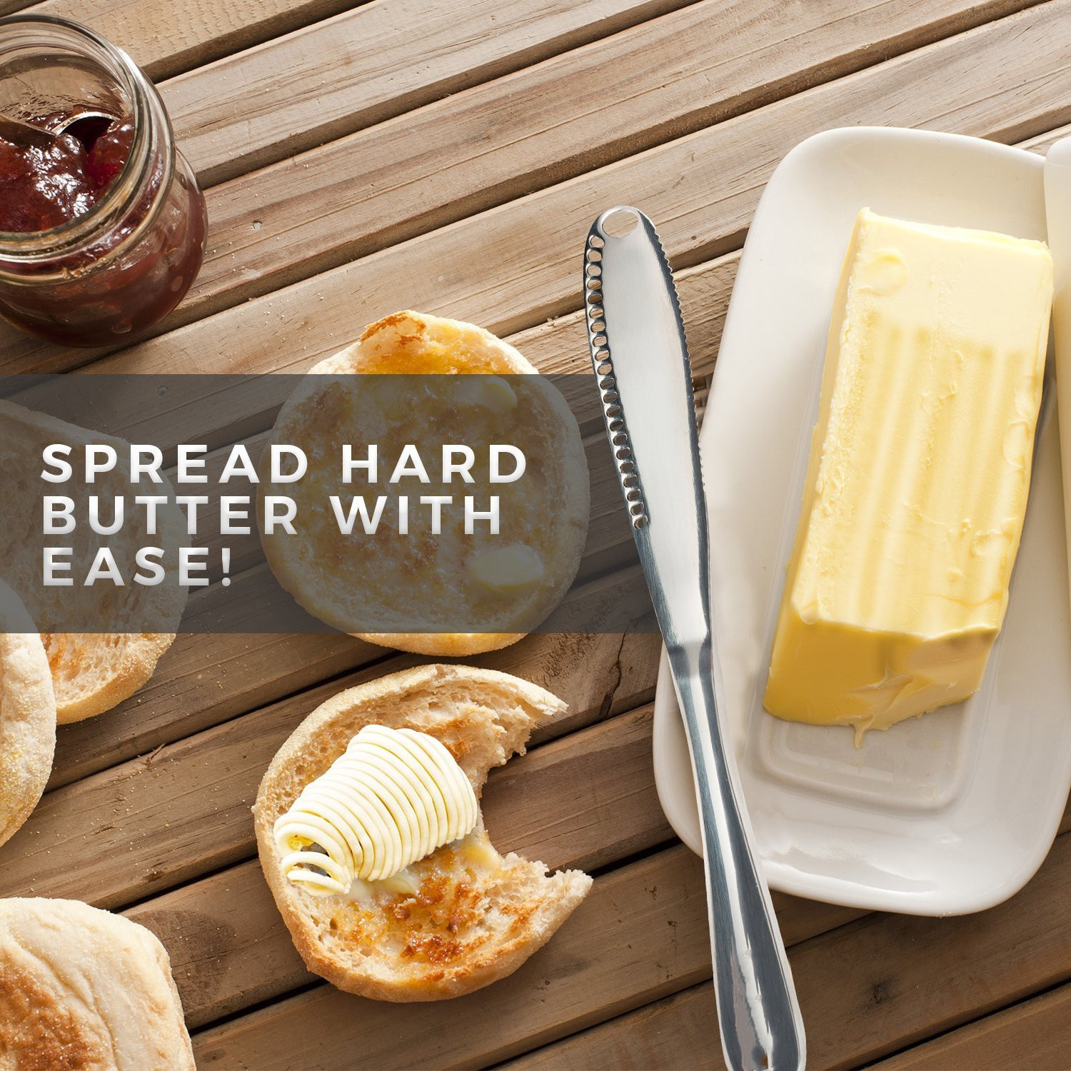 High Quality 3 in 1 Knife Stainless Steel Butter Spreader Kitchen Gadget