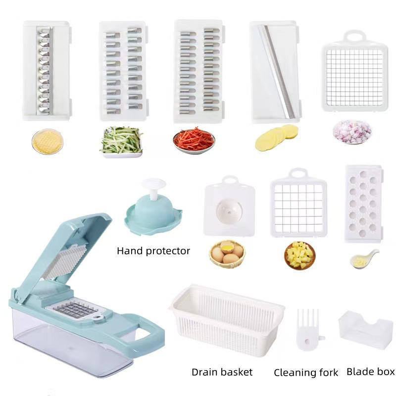 Hot Selling Multi-Function Gadget Vegetable Chopper Dicing Shredding Slicing Kitchen Tool Grater Vegetable Cutter