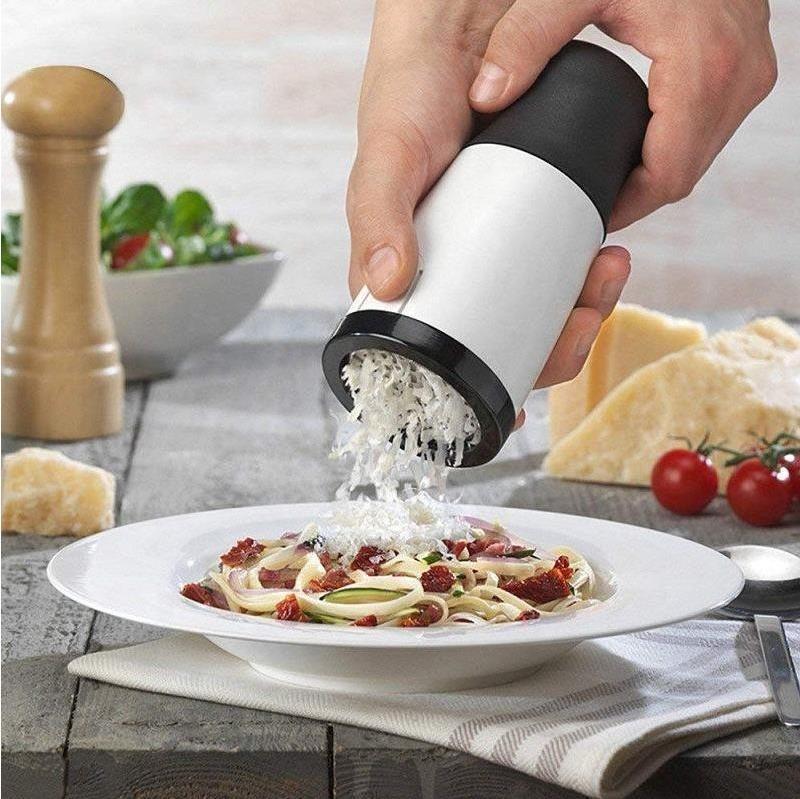 Kitchen Gadgets Butter Food Mill Cheese Grater Slicer Manual Rotary Cheese Chopper with 2 Different Graters