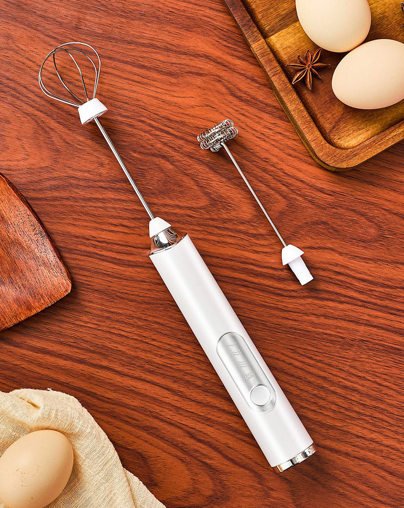 Electric Milk Beater Coffee Stirrer Milk Bubble Stirrer Household Automatic Baking Tool Cream Mixer