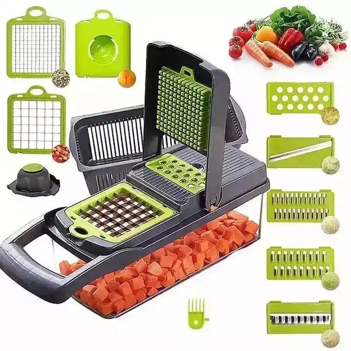 Hot Selling Multi-Function Gadget Vegetable Chopper Dicing Shredding Slicing Kitchen Tool Grater Vegetable Cutter