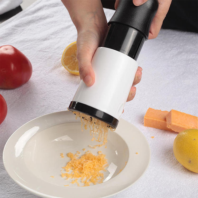 Kitchen Gadgets Butter Food Mill Cheese Grater Slicer Manual Rotary Cheese Chopper with 2 Different Graters