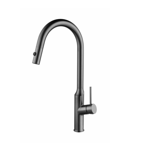 Pull-down Kitchen Sink faucet Hot and Cold Commercial Faucet Spring Sales Wire drawing Support OEM Modern Style 304 faucets